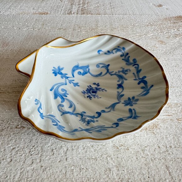 Vintage Limoges France Saks Fifth Avenue Shell Bowl - Picture 2 of 11
